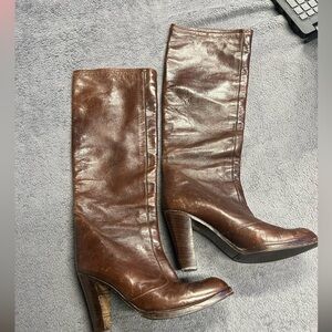 🔥 ITALIAN Vero Cuoio leather boots Size 5